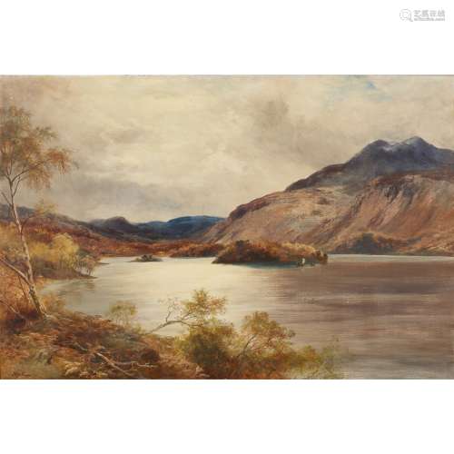 JOHN MACWHIRTER R.A., H.R.S.A., R.I., R.E. (SCOTTISH 1839-1911)LOCH KATRINE Signed with a