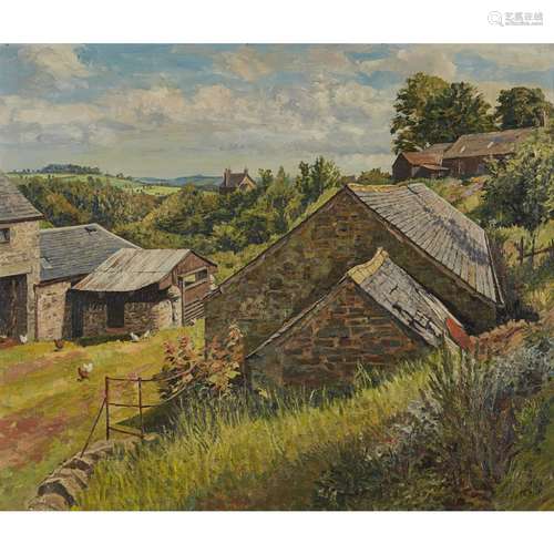 [§] JAMES MCINTOSH PATRICK R.S.A., R.O.I., R.G.I. (SCOTTISH 1907-1998)JUNE LANDSCAPE, FOWLIS Signed,