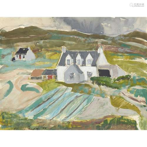 [§] ANNE REDPATH O.B.E., A.R.A., R.O.I., R.B.A., L.L.D. (SCOTTISH 1895-1965)COTTAGES AT