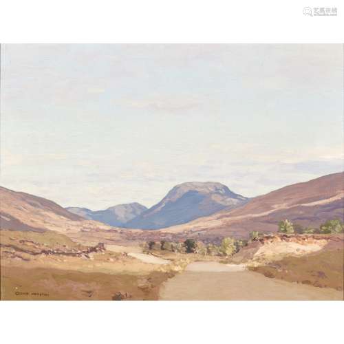 GEORGE HOUSTON R.S.A., R.S.W., R.I. (SCOTTISH 1869-1947)GLEN DOE Signed, oil on canvas46cm x 61cm (