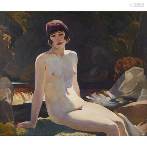 ERIC ROBERTSON (SCOTTISH 1887-1941)CECILE (WALTON) AT CRIANLARICH Oil on canvas91cm x 105cm (36in