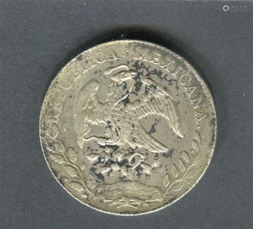 墨西哥“鹰洋”银币。