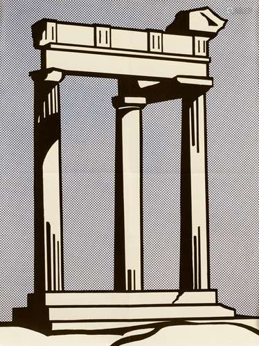 Lichtenstein, RoyNew York 1923 - 1997Temple (Castelli Mailer). 1964. Farboffsetlithografie auf