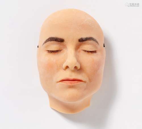 Wearing, Gillian1963 BirminhamSleeping mask. 2004. Wachs und Polymerharz, bemalt. 20,5 x 13,5 x 8,