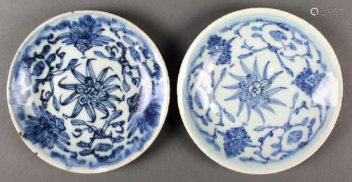 Chinese Blue-and-White Porcelain Dishes