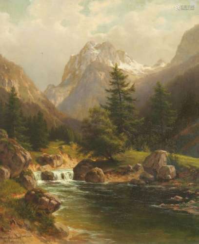 Maximilian Schwab (Deutscher Landschaftsmaler. Tät…