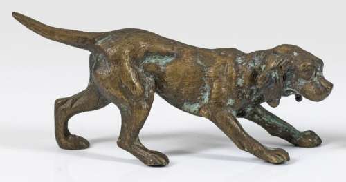 Wiener Jagdhund Bronze, goldbraun bzw. Hellgrün pa…