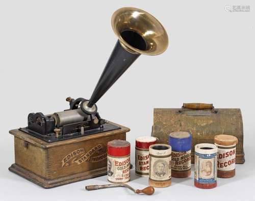 Edison Standard Phonograph Transportkasten aus Eic…