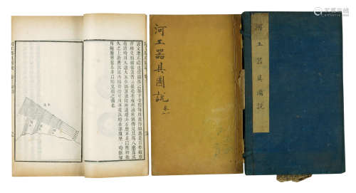 麟庆《河工器具图》四卷一函二册 清道光十六年（1836）南河节署刻本 白纸