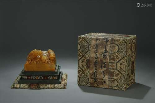 A nice carved Tianhuang stone seal