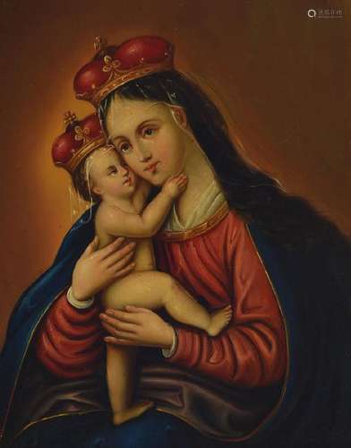 Unidentified artist, 19th century, Mother of God with