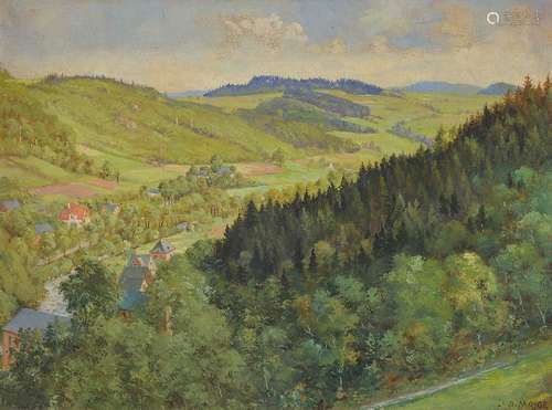 Albert Major, 1878 Schönfeld-1957 Naunhof, Studies at