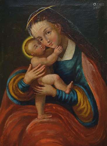 Unidentified artist of the 19th century, Madonna with