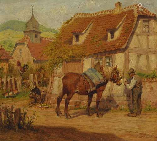 Karl Luckhardt, 1886-1970 Frankfurt / Main, farmer with