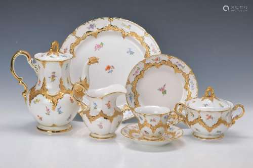 coffee set for 12 people, Meissen, 20th c., 2.choice