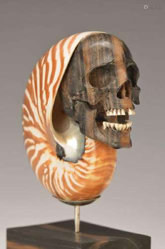 carving, handicraft after ancient model, skullin