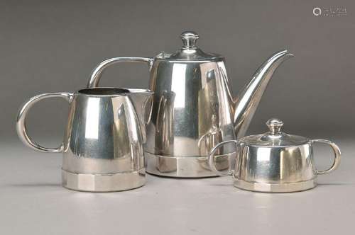 pot, milk jug and sugar bowl, Boulanger, around