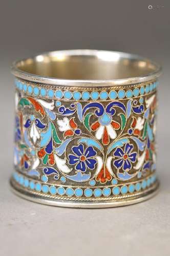 Napkin ring, Russia, around 1900, 84 silver, Moscow