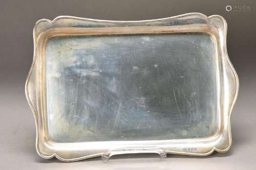 tray, England, 925 Sterling silver, Baroque style