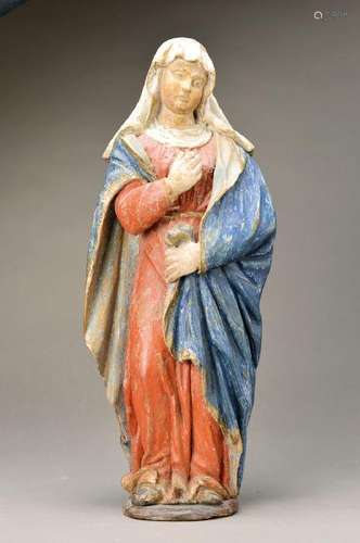 figure of a saint, Southern Germany, around 1680-1720