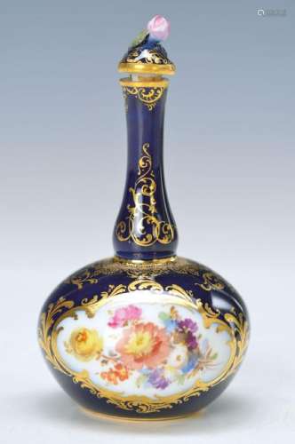 perfume bottle, Meissen, around 1890, porcelain