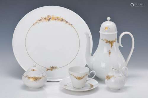 coffee set, Rosenthal, Romanze in gold, designed by