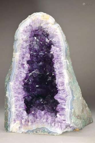 amethyst druse, probably Brazil, approx