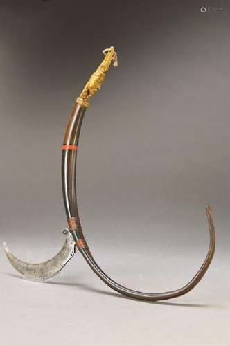 breast jewelry, Bali, Batak, 19.th c., horn carved