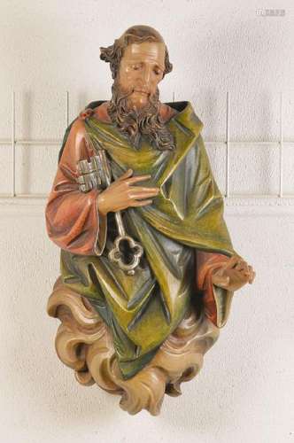 Saint Peter, Southern Germany, 20th c., Half figurine