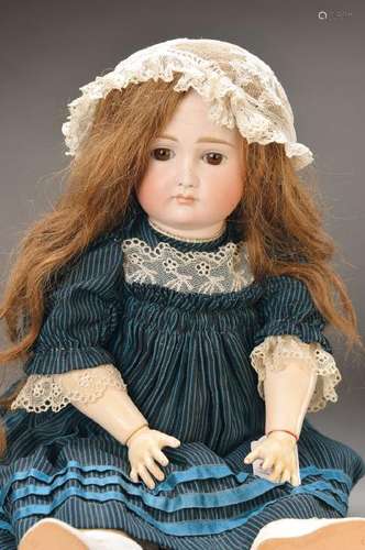 doll with porcelain head, Kestner, around 1910-15