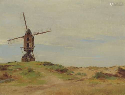 Adrianus Johannes Groenewegen, 1874-1963, windmill at