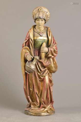 figure of a saint, Southern Germany, 2.H.20th c., Saint