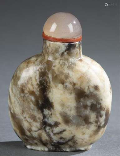 Soapstone snuff bottle.