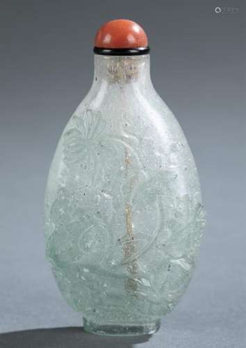 Peking glass snuff bottle.