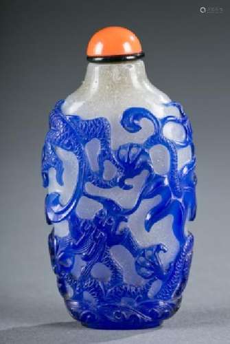 Peking glass snuff bottle.