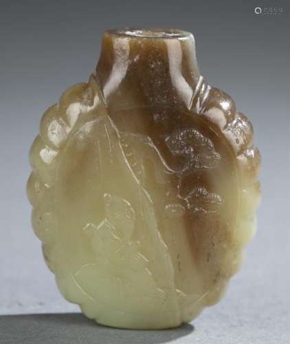 Jade snuff bottle.