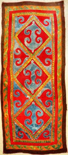 Rare Kirgiz Shyrdak 'Felt-Rug',