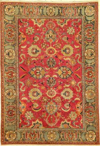 Important Early Isfahan Rug (Safavid Empire),