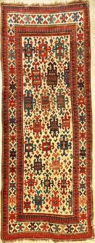 Rare White Ground Shahsavan 'Long Rug',