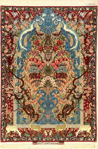 Fine Isfahan 'Seirafian' Rug (Signed),