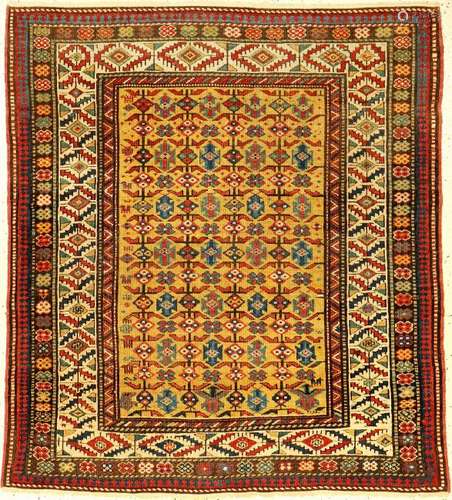 Fine Yellow Dagestan Rug,