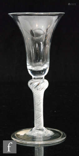 An 18th Century drinking glass circa 1750,