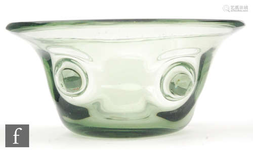 An early 20th Century Whitefriars bowl designed by William Wilson circa 1937 of flared circular