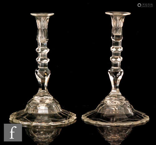 A pair of late 18th Century taper sticks circa 1790,