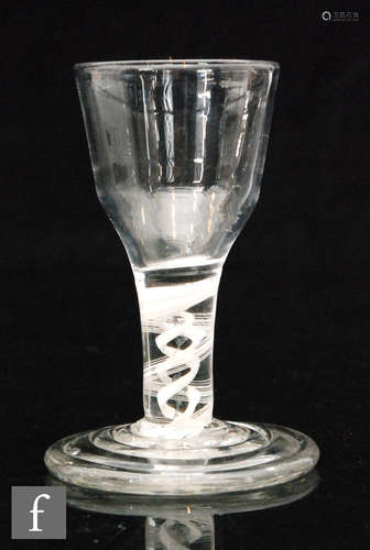 An 18th Century firing glass circa 1765,