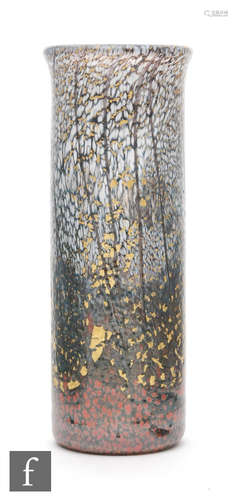 A later 20th Century Isle of Wight Archive Golden Rain vase, by Timothy Harris,