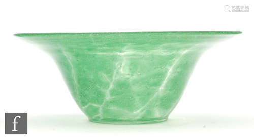 A WMF (Wurttembergische Metallwarenfabrik) glass bowl,