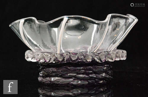 An early 20th Century bowl, possibly by Stevens and Williams,