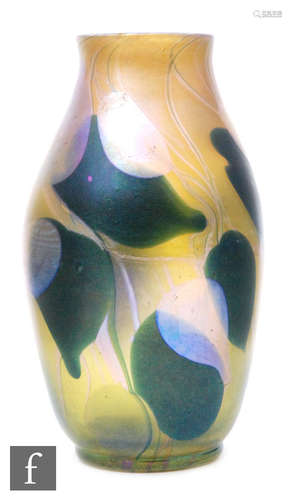 An early 20th Century Louis Comfort Tiffany, Tiffany Studios Favrile glass vase circa 1900,