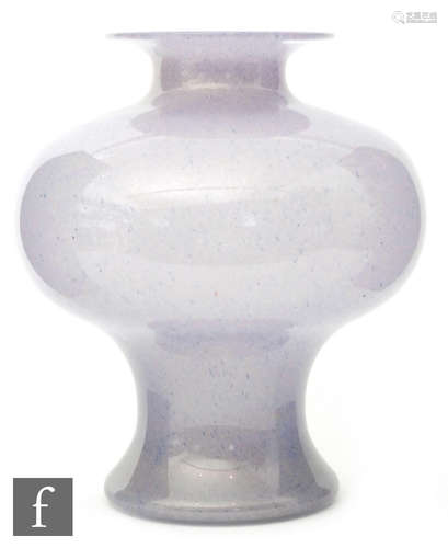 A large post war Italian Murano glass vase by Barovier & Toso,